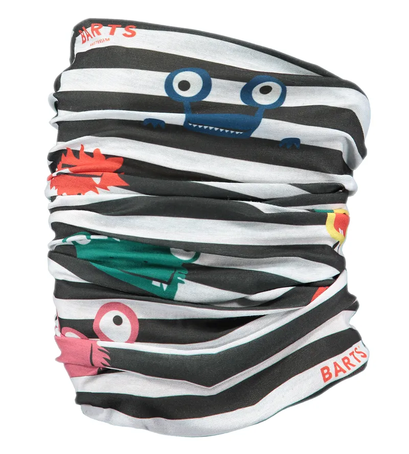 2023 Barts Multicol kids neckwarmer monsters Black